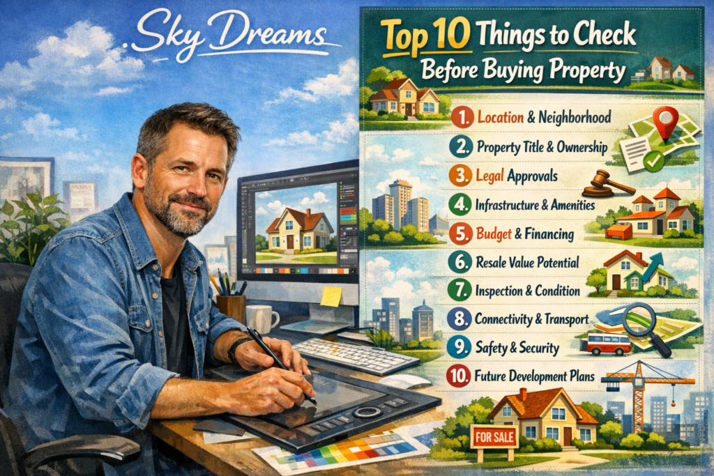 Top 10 Things Check Before Buying Property.